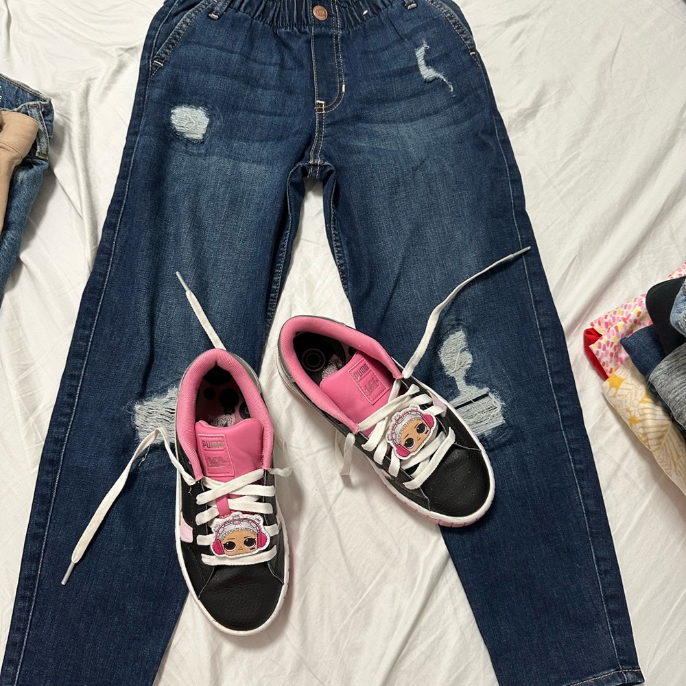 Stylish Blue Denim Jeans for Kids - Picture 1 of 6